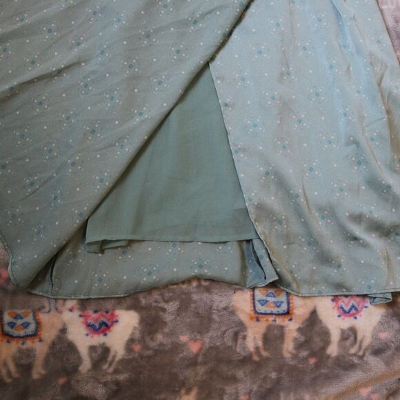 August 1 Eight Dress Extra Small Midi Dress Teal - Picture 4 of 16